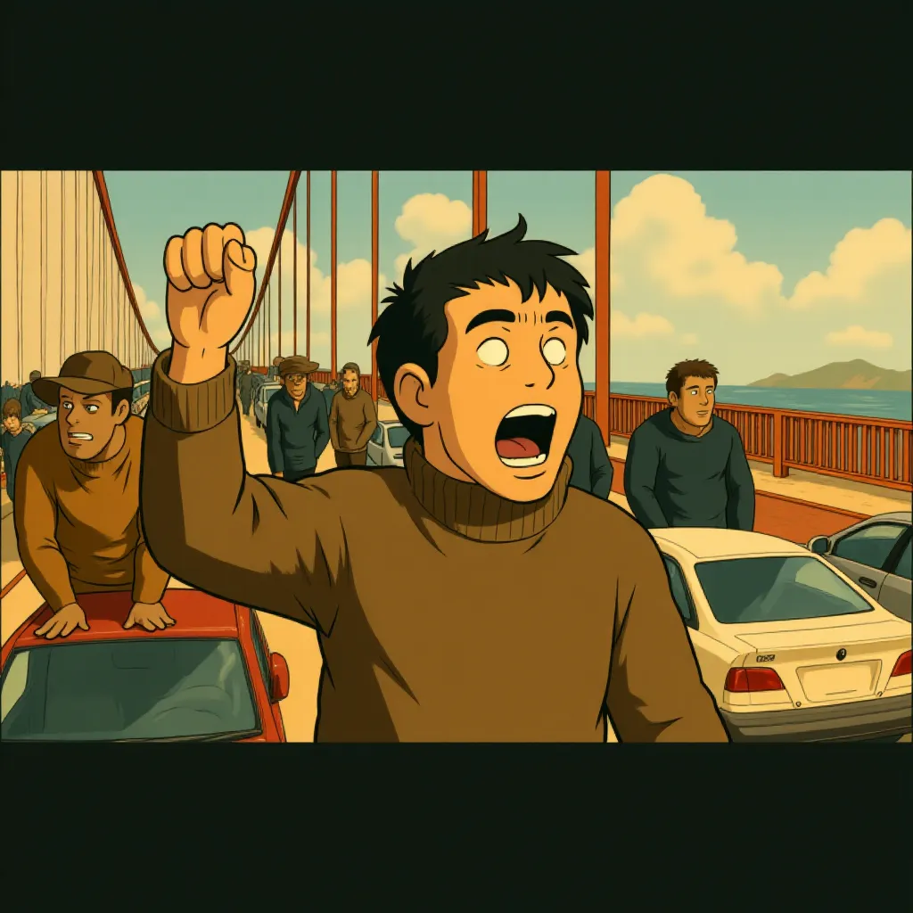 Karin Konoval, Richard Ridings, Andy Serkis, Terry Notary, and Christopher Gordon in Rise of the Planet of the Apes (2011) - Anime style