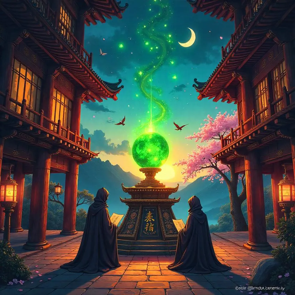 Philosopher's Stone in an Anime Pagoda