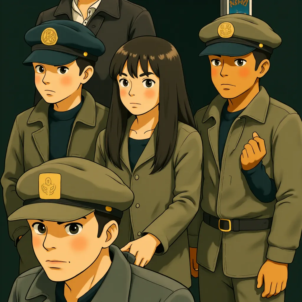 Angelina Jolie and Bobby Beckles in Salt (2010) - Anime style