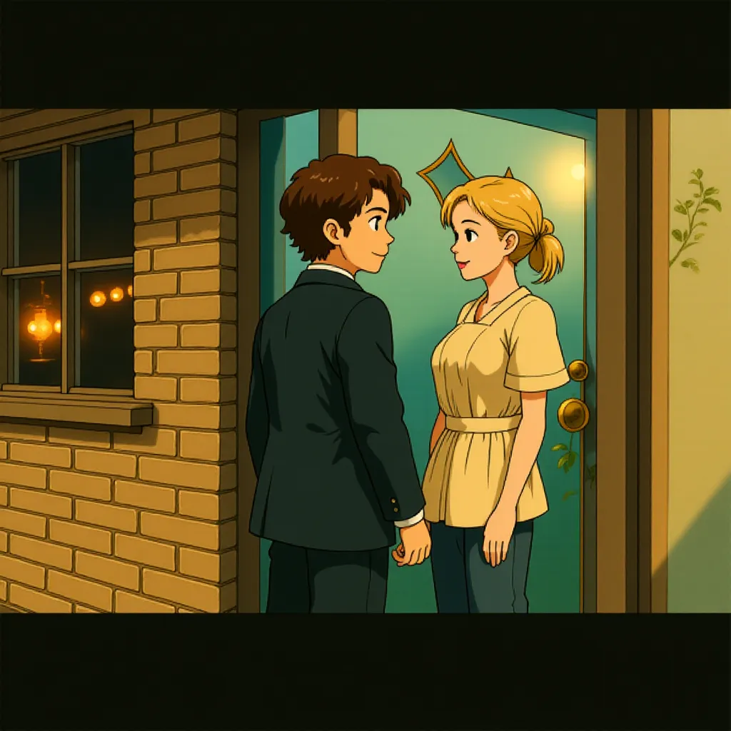 James Franco and Clémence Poésy in 127 Hours (2010) - Anime style