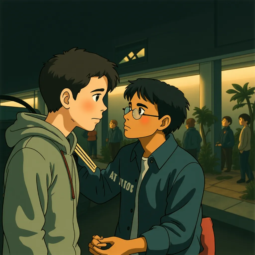 Denzel Washington and Ryan Reynolds in Safe House (2012) - Anime style