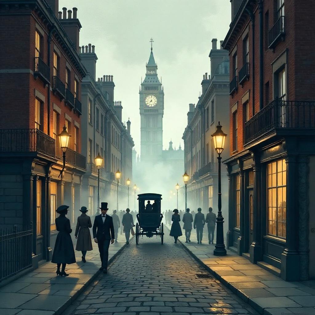 Gaslight Fog: Cartoon Victorian London