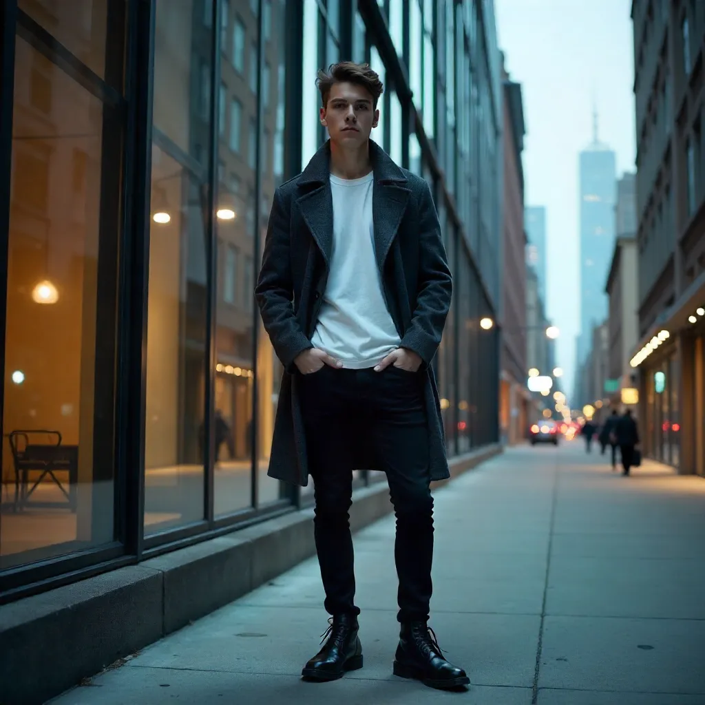 Urban Chic Portrait in Modern Architecture