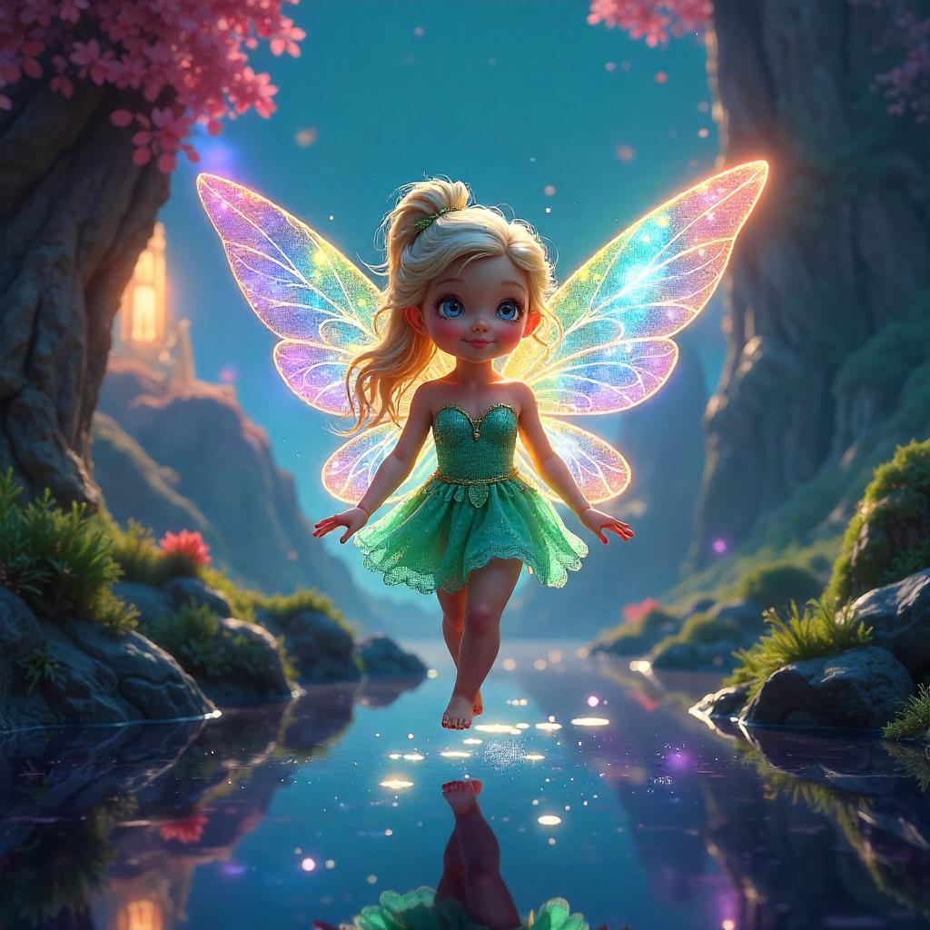 Pixie in a Neon Holodeck: Digital Dream
