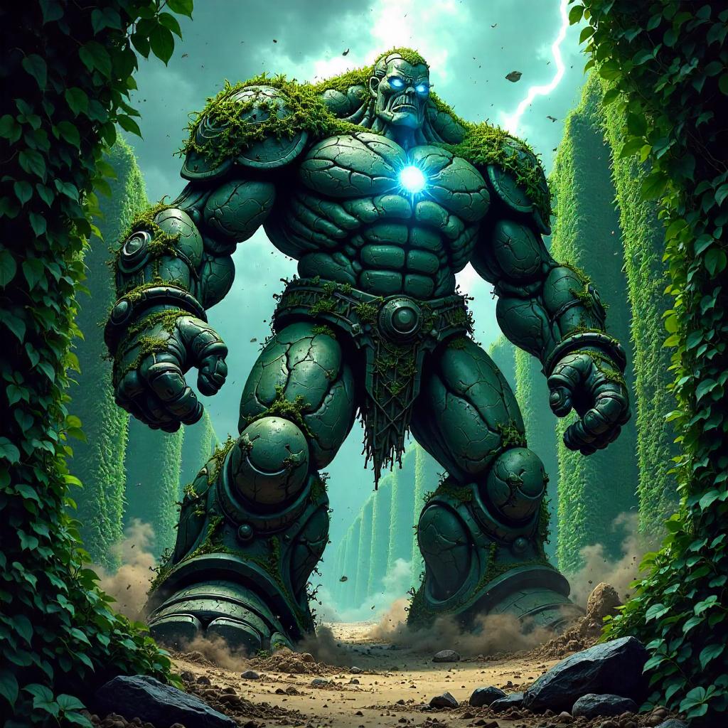 Golem in the Hedge Maze: Comic Book Showdown