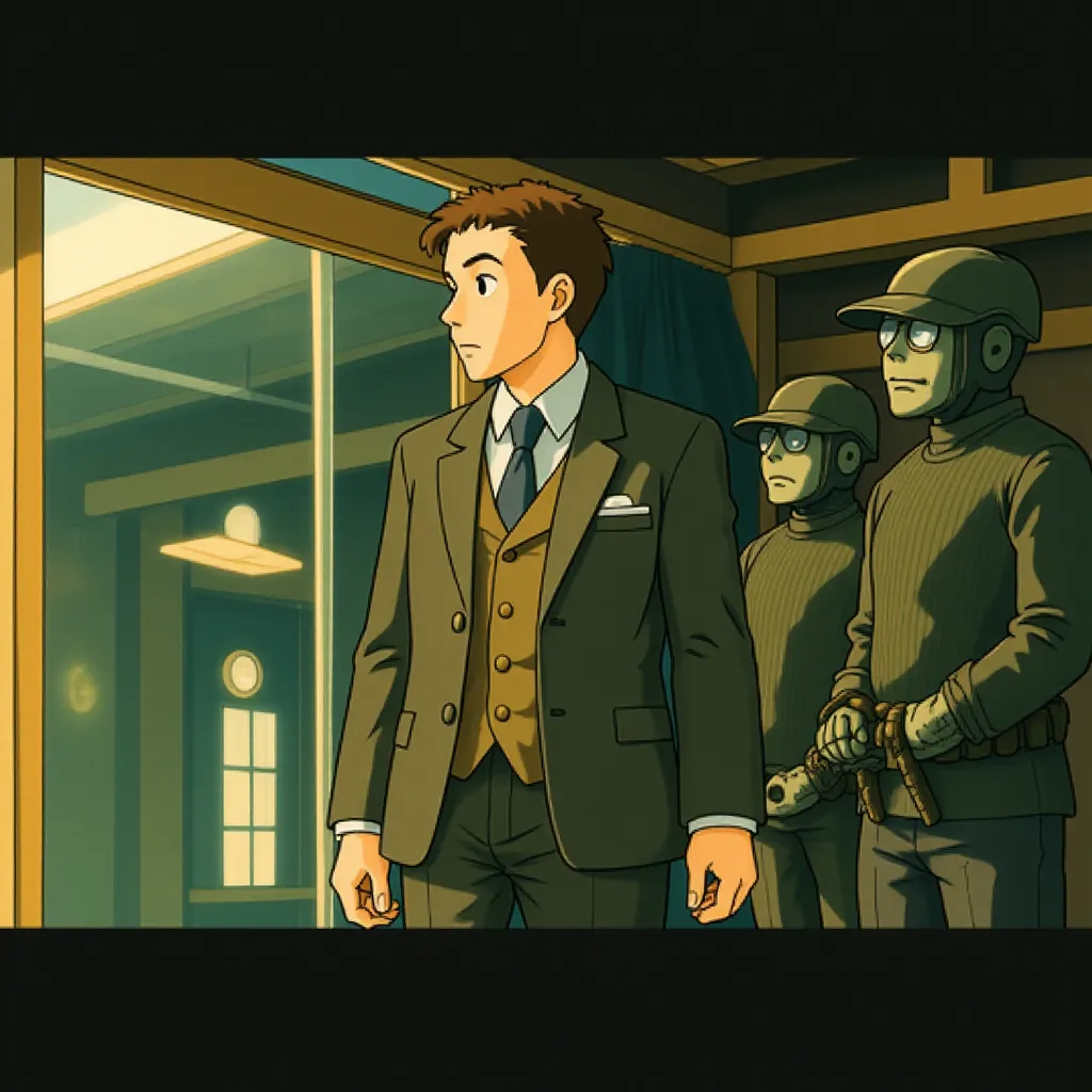 Jim Caviezel in Escape Plan (2013) - Anime style