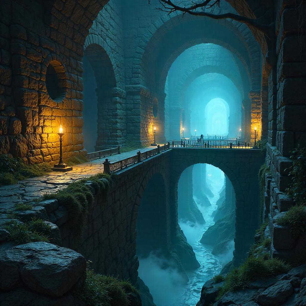 Bridge of Echoes: Catacombs Concept Art
