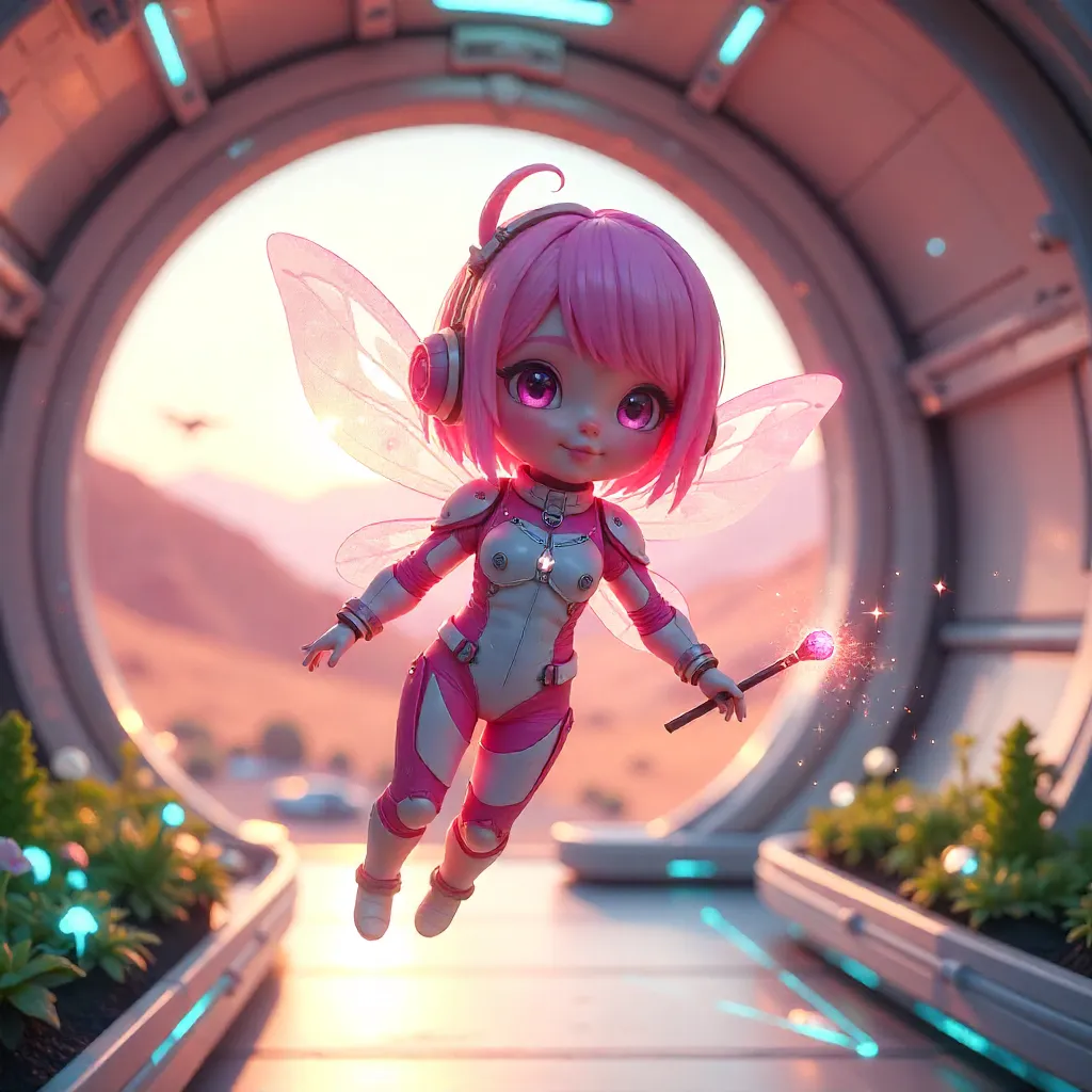 Fairy in an Anime Mars Base: Celestial Rescue