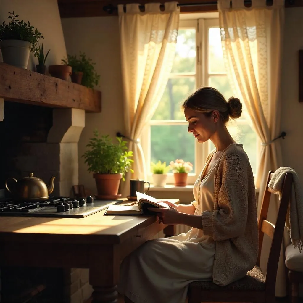 Quiet Morning in a Cozy Cottage