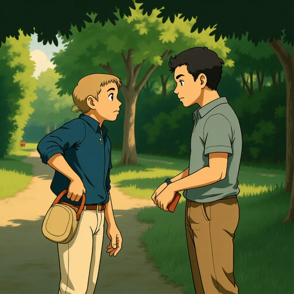 Don Johnson and Aaron Pierre in Rebel Ridge (2024) - Anime style