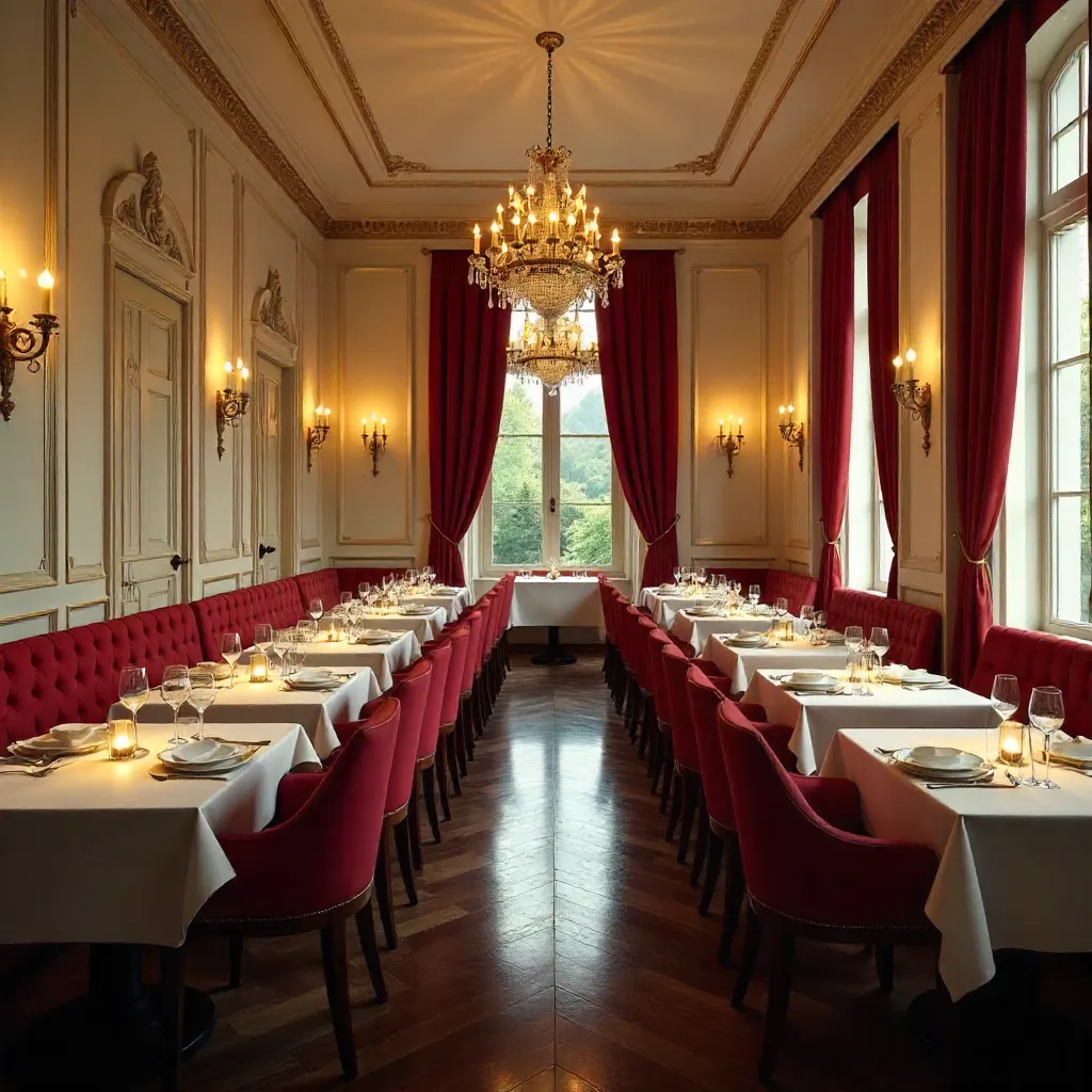 Luxurious French Dining Room in Vonnas