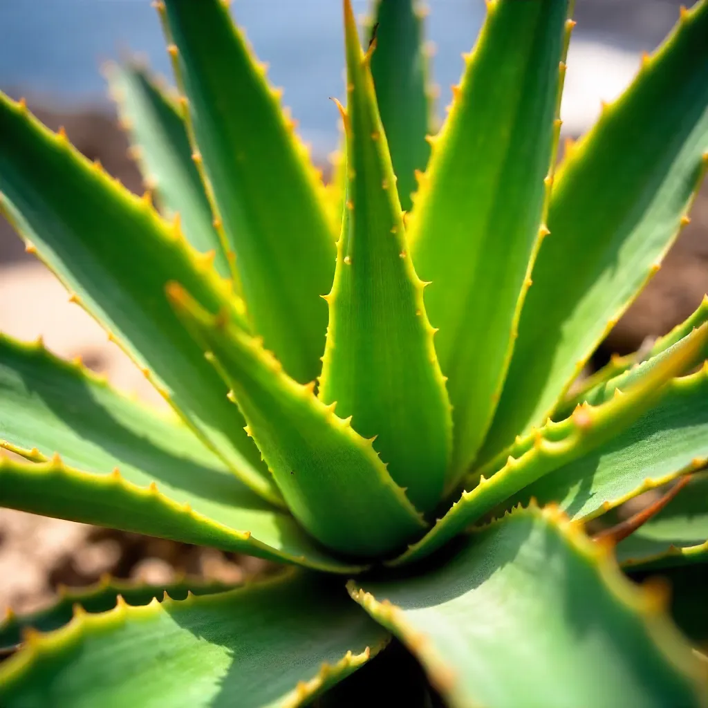 Alicante Yucca Leaves: Close-Up Geometric Beauty