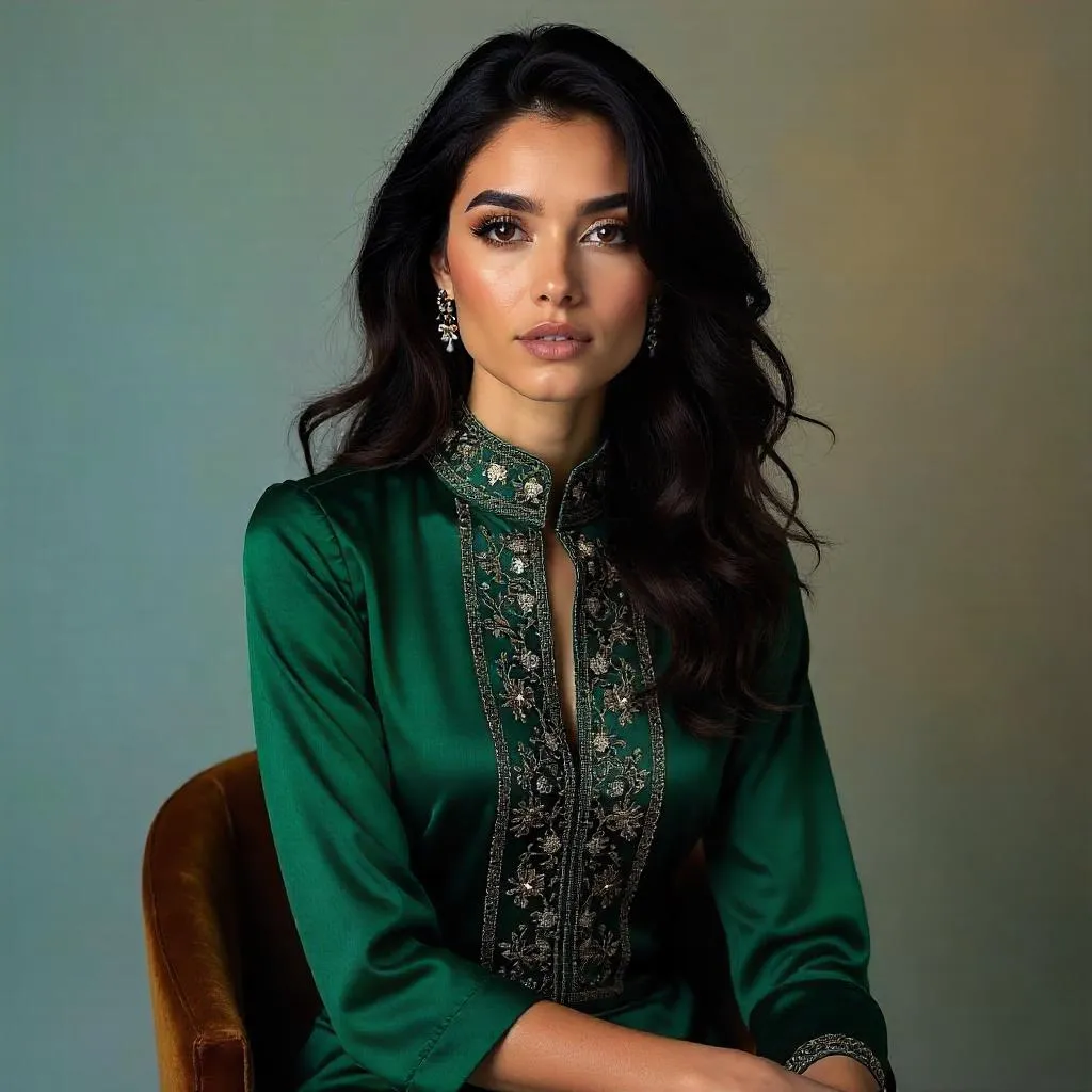 Studio Concept Art Portrait of a Middle Eastern Woman
