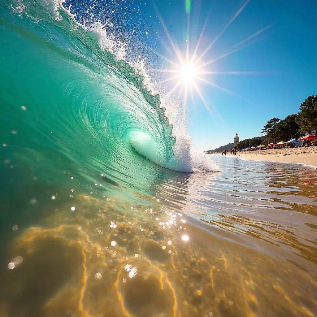 Inside a Chapadmalal Wave: Summer Light