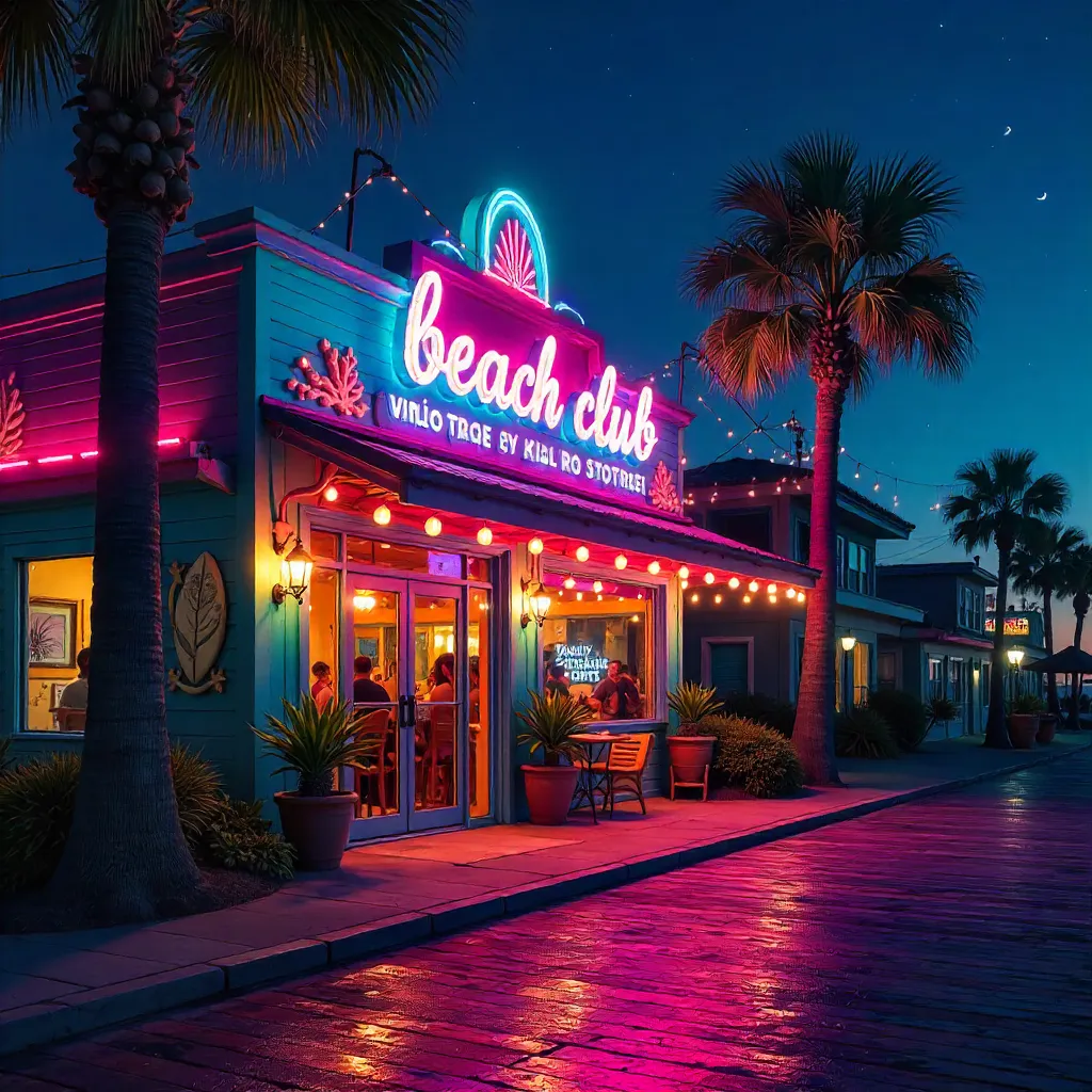 Neon Night at Padre Island Beach Club