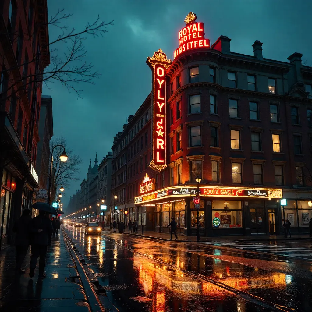 Night Streets: Royal York Hotel Sign Glow