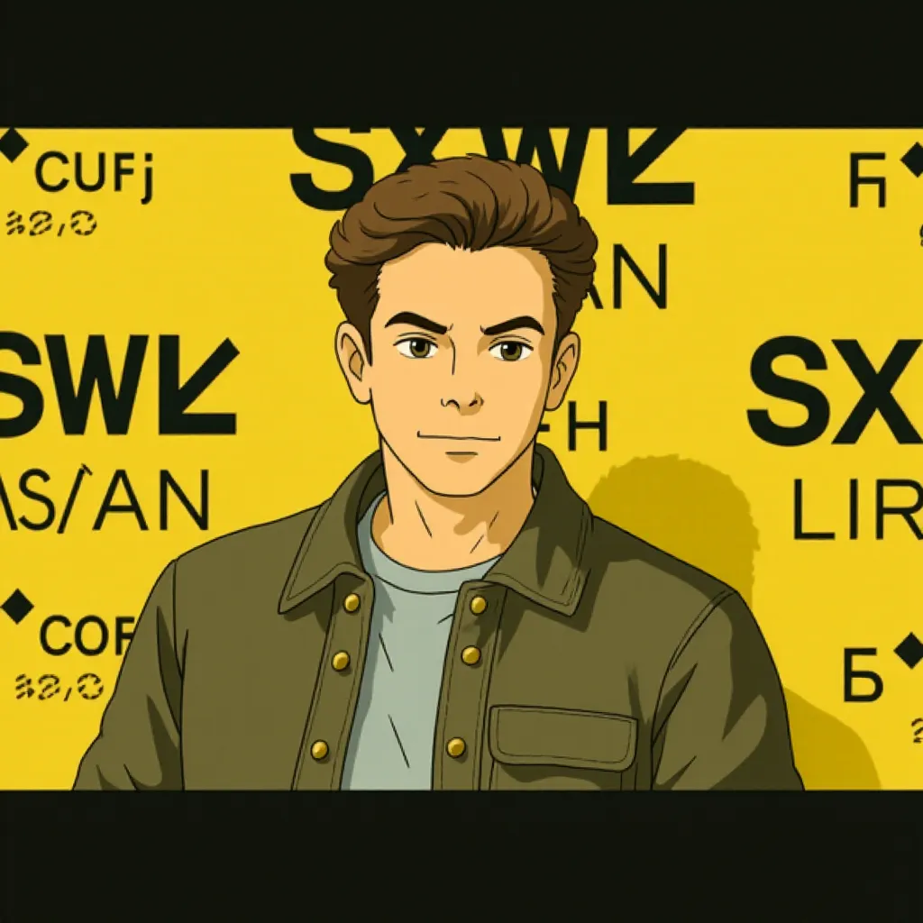 Will Poulter at an event for Death of a Unicorn (2025) - Ghibli style
