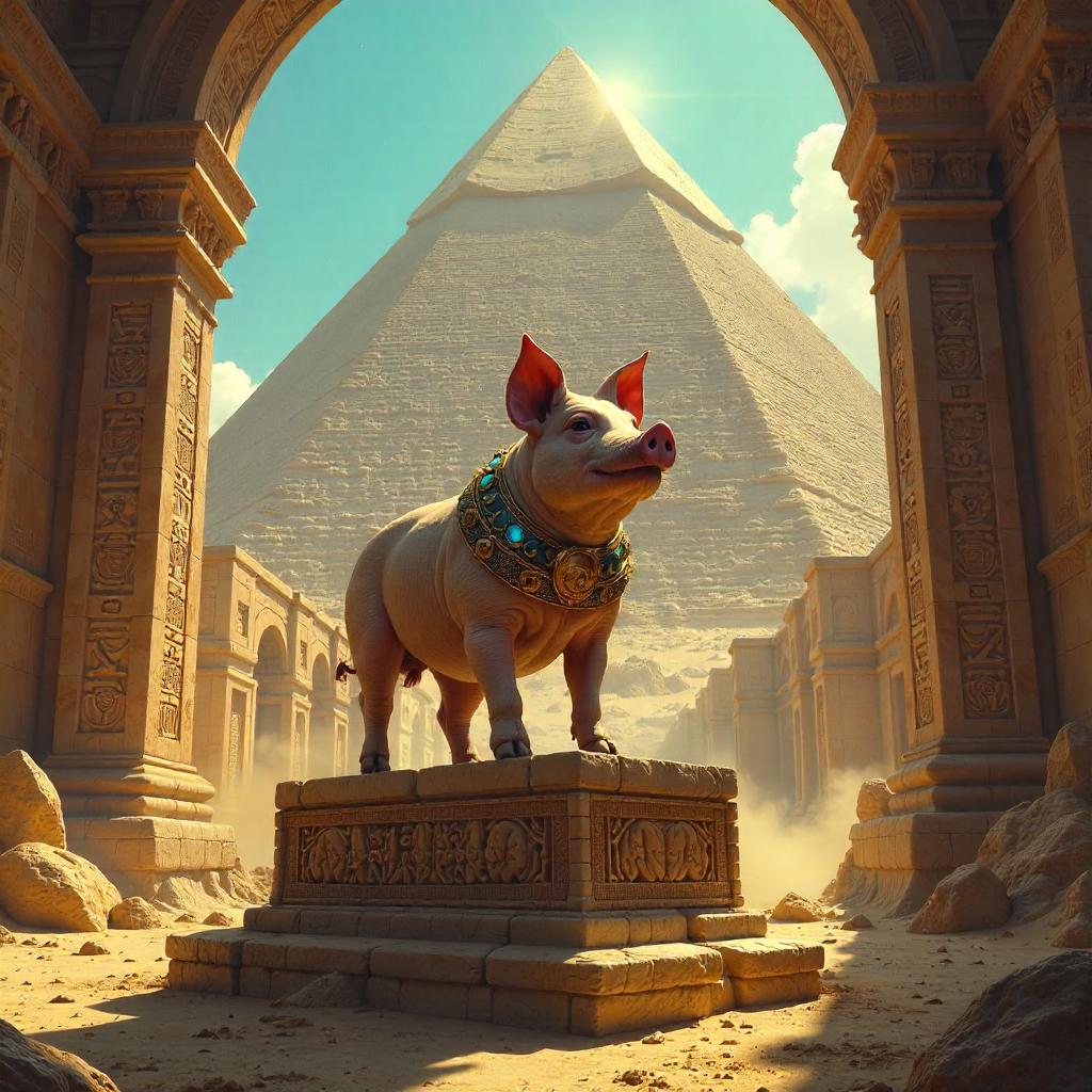Pig in the Pyramid: Concept Art of an Ancient Temple