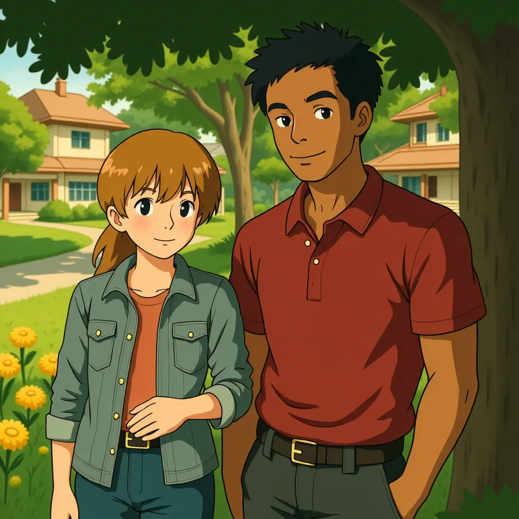 Morris Chestnut and Chloë Grace Moretz in Kick-Ass 2 (2013) - Anime style