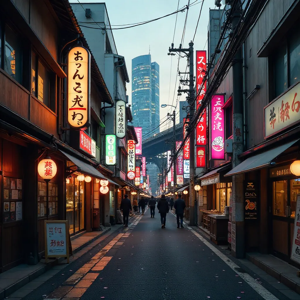 Shinjuku Streets: Tradition Meets Modernity