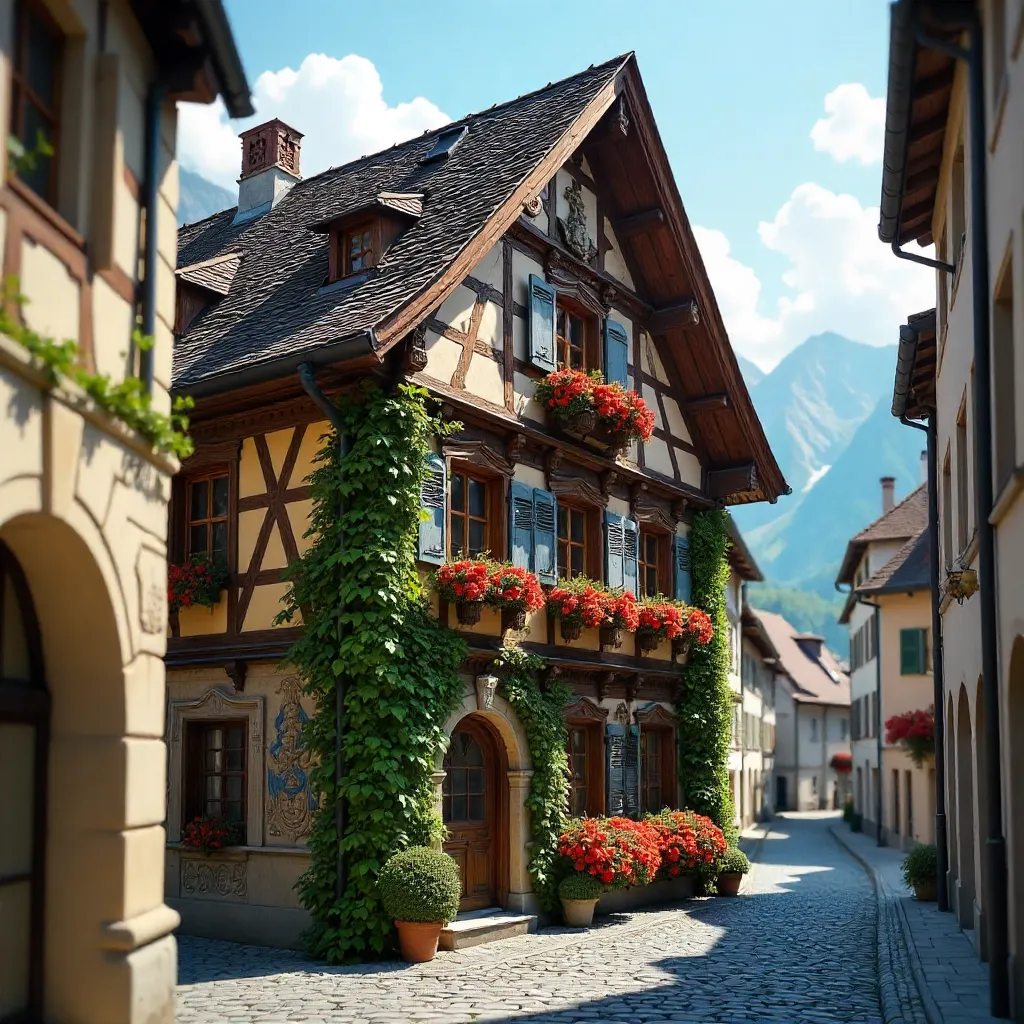 Golden Roof of Innsbruck: Ornate Floral Facade