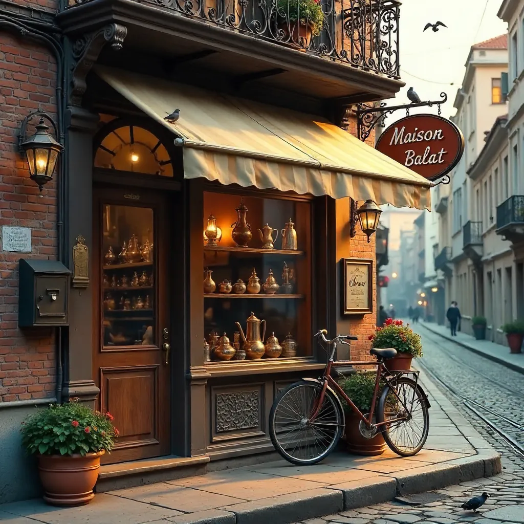 Vintage Maison Balat storefront in Istanbul