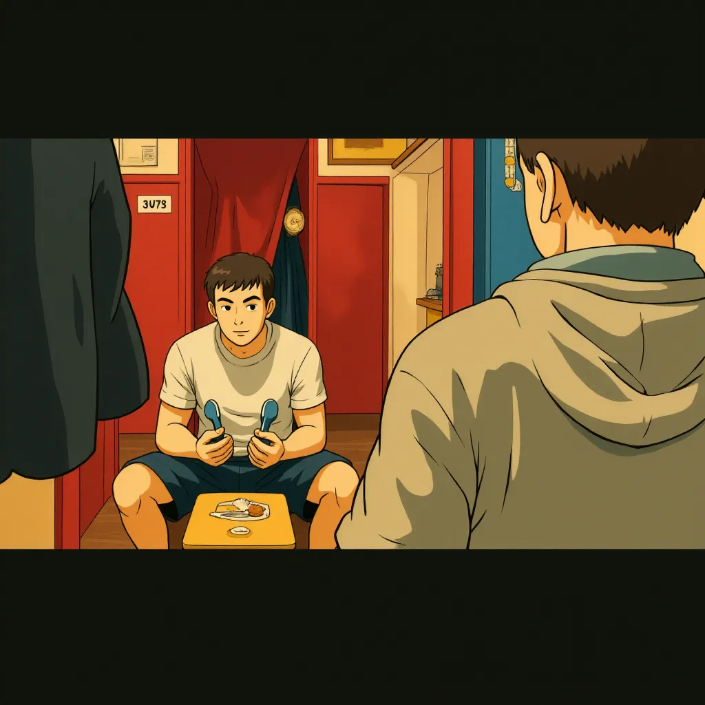 Sylvester Stallone and Michael B. Jordan in Creed (2015) - Anime style