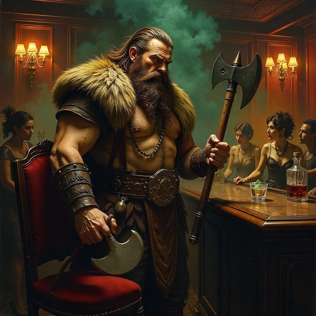 Barbarian in a Jazz Age Speakeasy