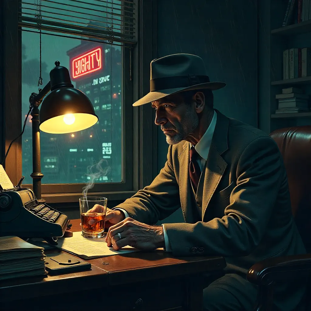 Midnight Noir: The 1950s Detective and Whiskey