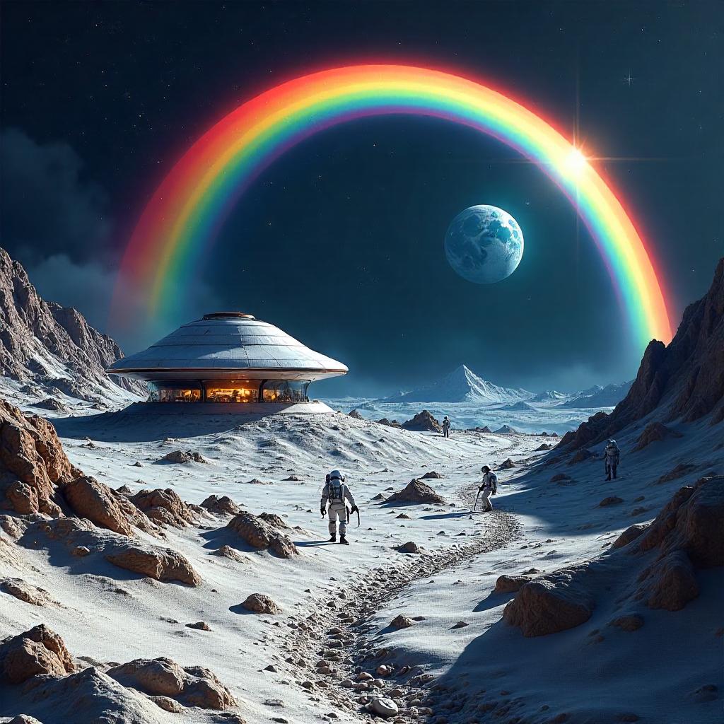 Rainbow Over the Moon — Concept Art