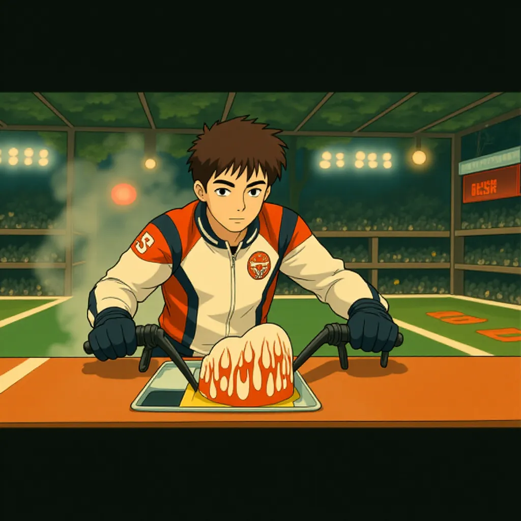 Nicolas Cage in Ghost Rider (2007) - Anime style