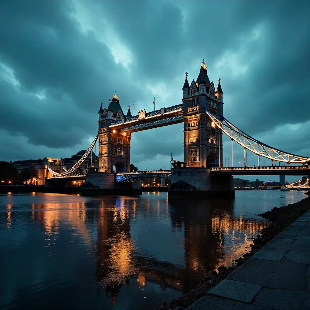 Stunning Twilight over Tower Bridge, London