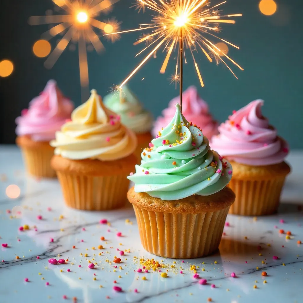Sparklers Sparkle over Artisanal Ice Cream and Cupcakes