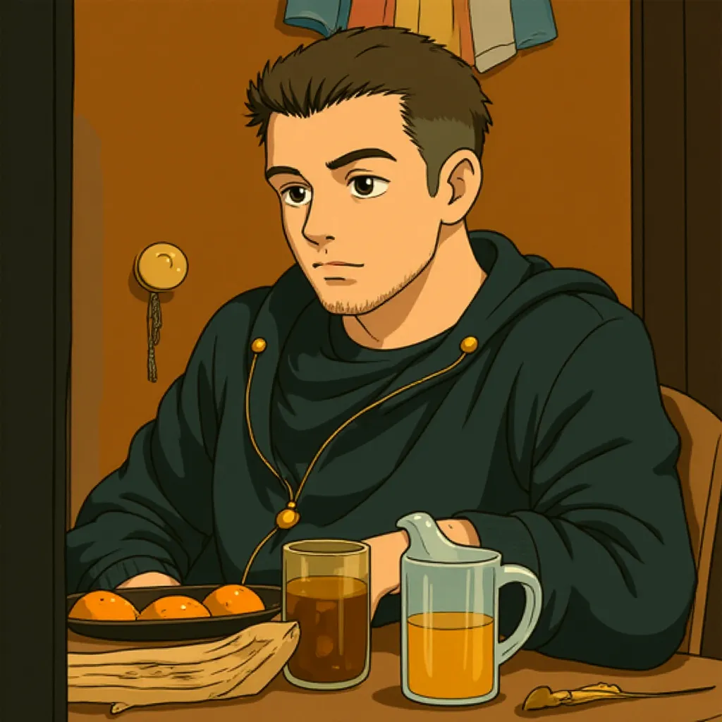 Ben Affleck in The Town (2010) - Anime style
