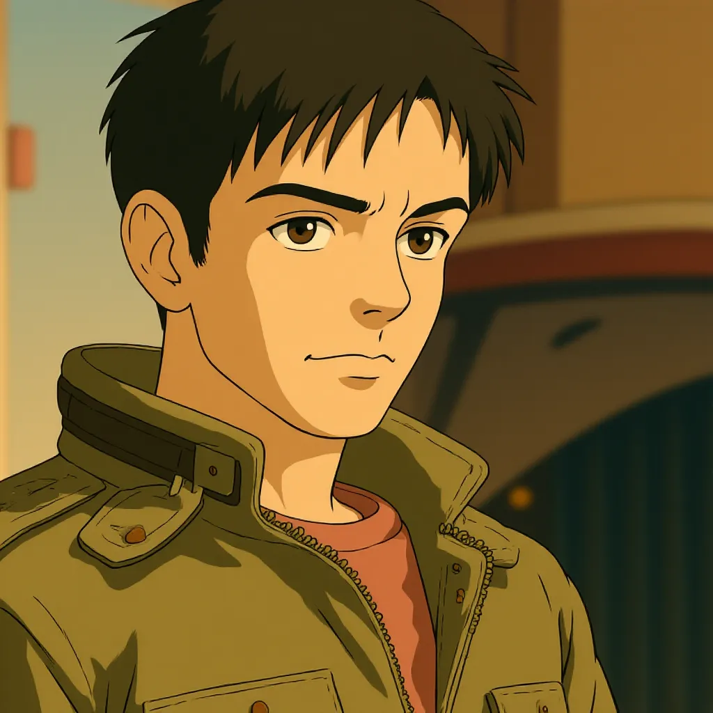 Jim Caviezel in Deja Vu (2006) - Anime style