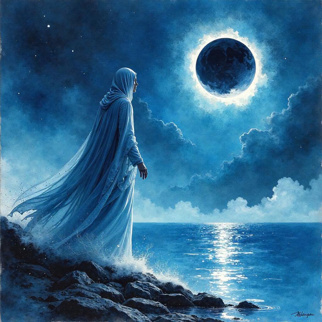 Wraith in a Watercolor Eclipse