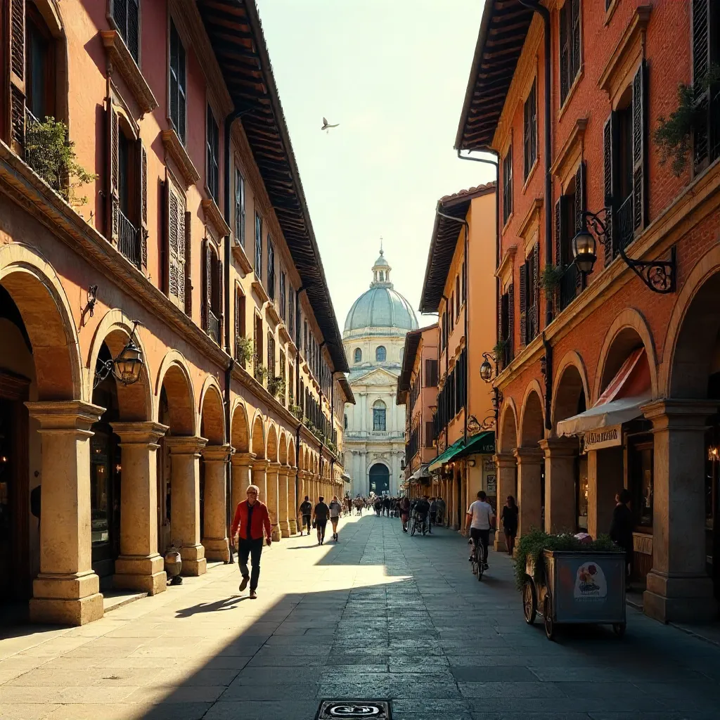 Bologna Portico Arcade: Classic Italian Architecture
