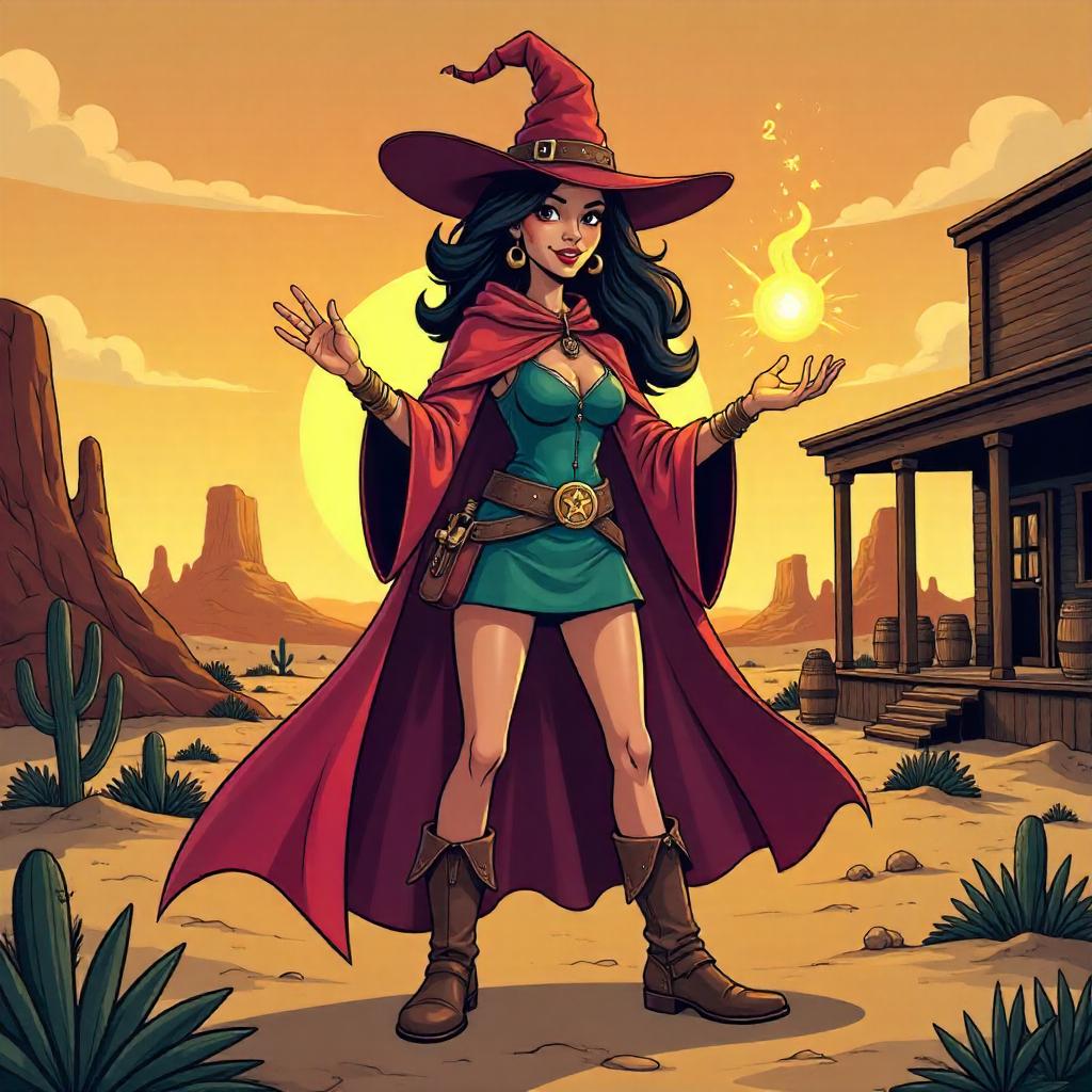 Sorceress at the Sagebrush Saloon