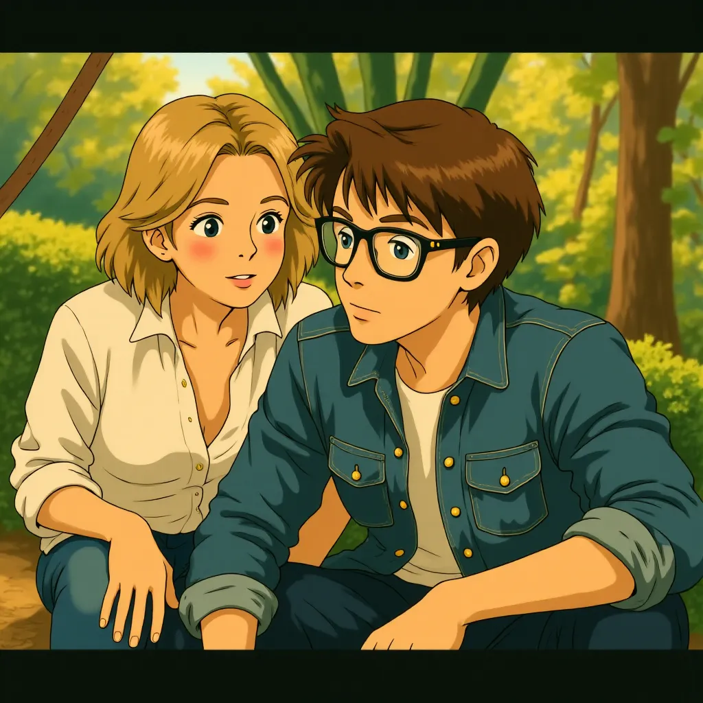Tom Cruise and Cameron Diaz in Knight and Day (2010) - Anime style