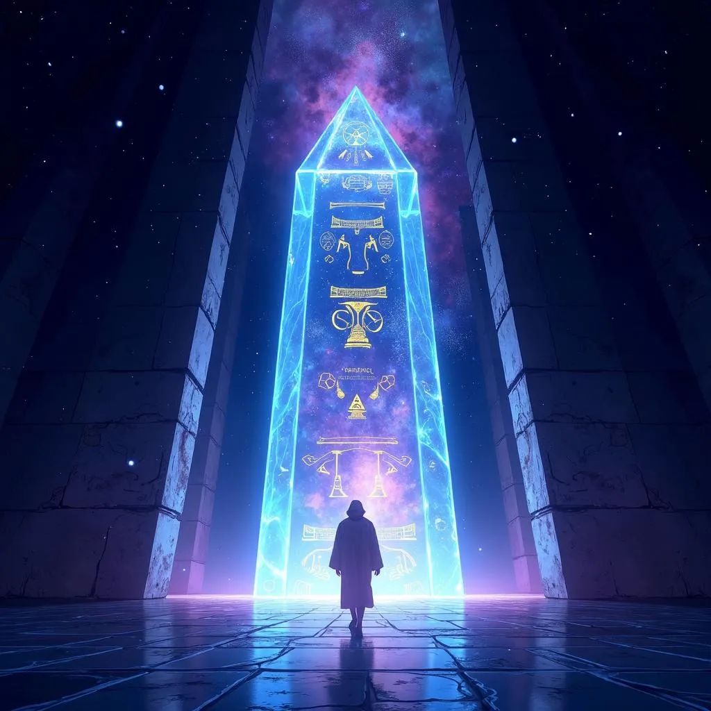 Galaxy in the Crystal Pyramid: Anime Space Shrine