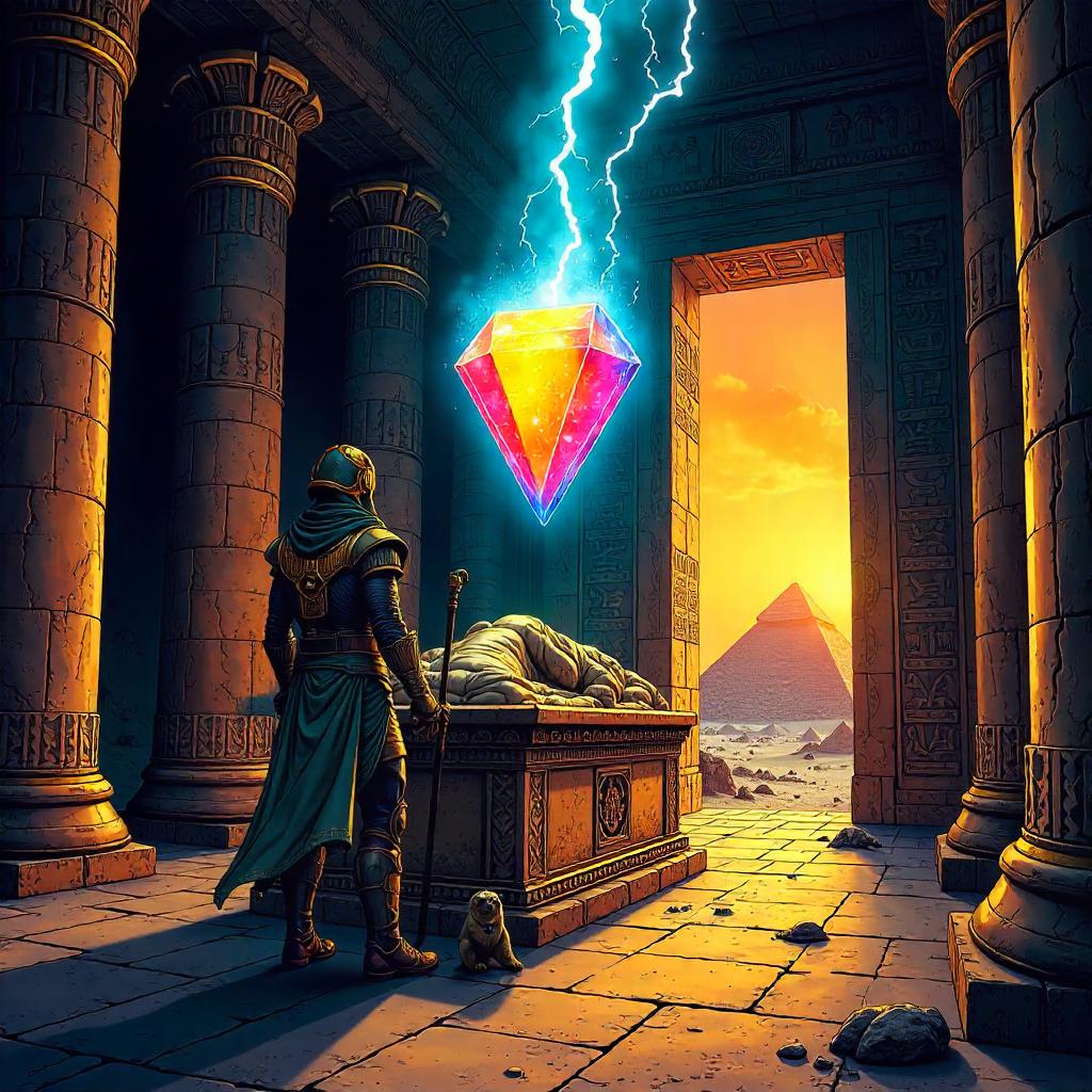 Infinity Stone in an Ancient Egyptian Comic Epic