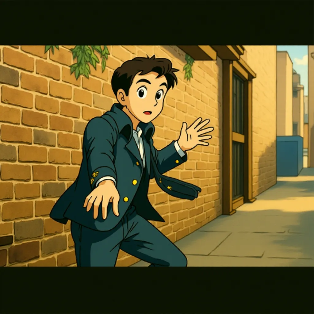 Jack Quaid in Novocaine (2025) - Ghibli style