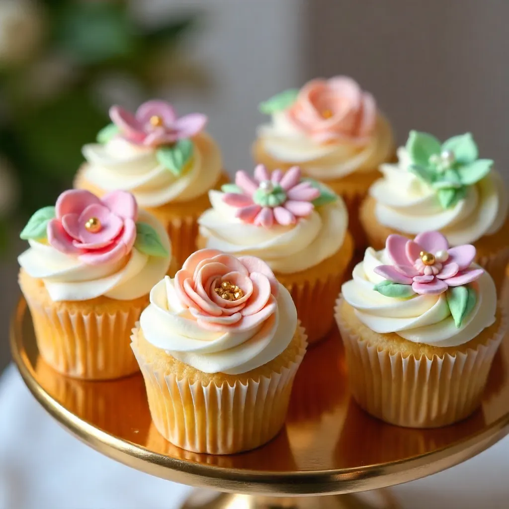 Elegant Floral Cupcakes for Special Occasions