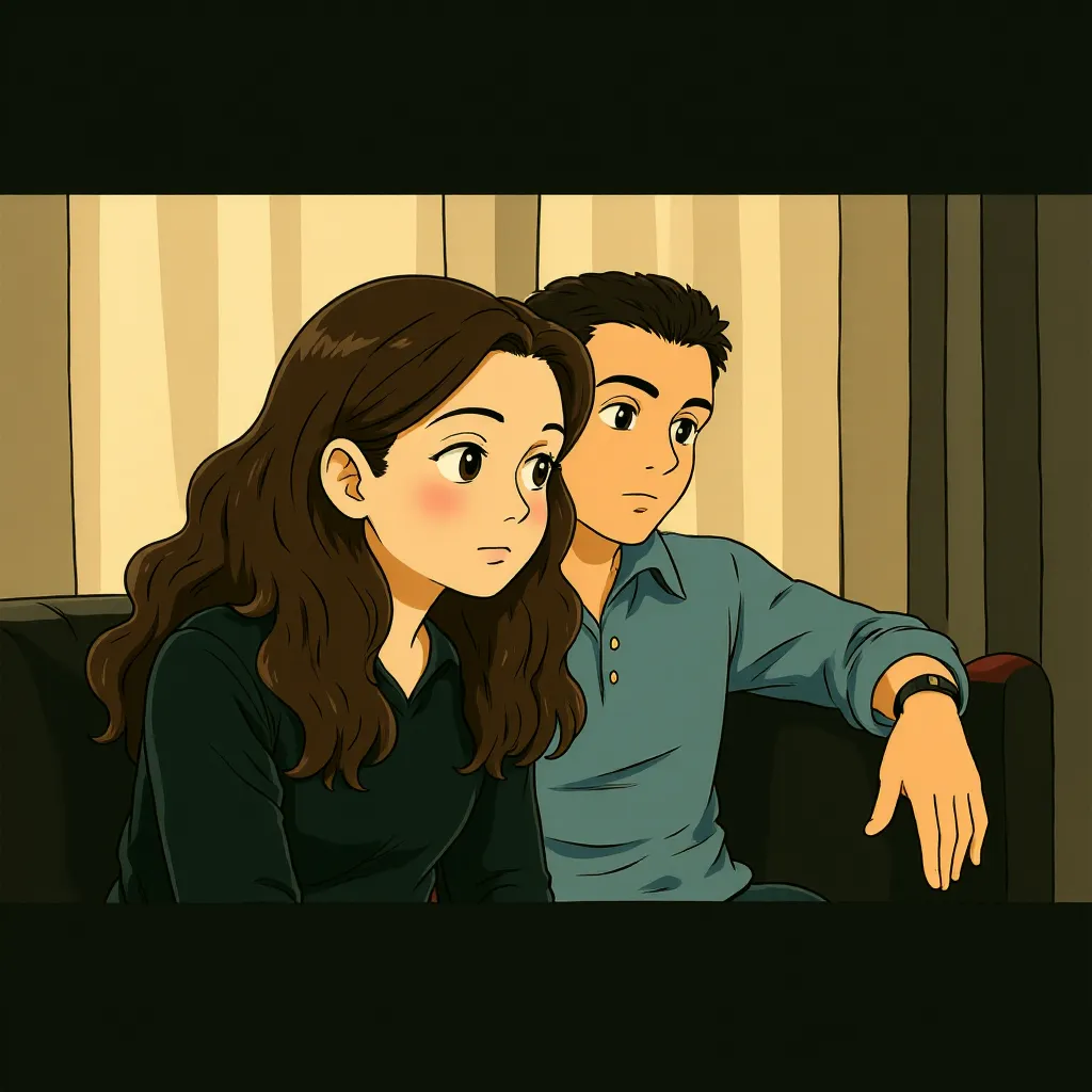 Rose Byrne and Patrick Wilson in Insidious (2010) - Anime style