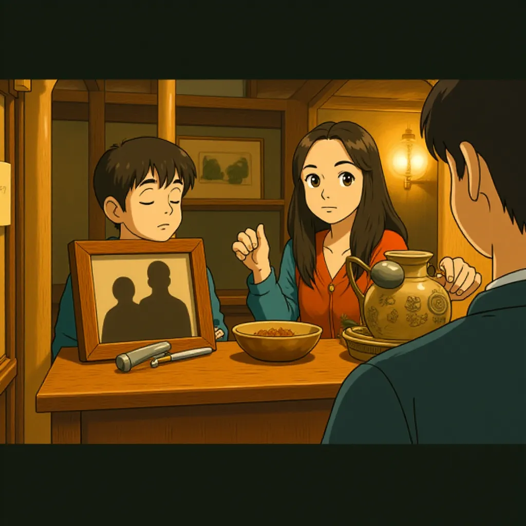 Alix West Lefler and Dan Hough in Speak No Evil (2024) - Anime style