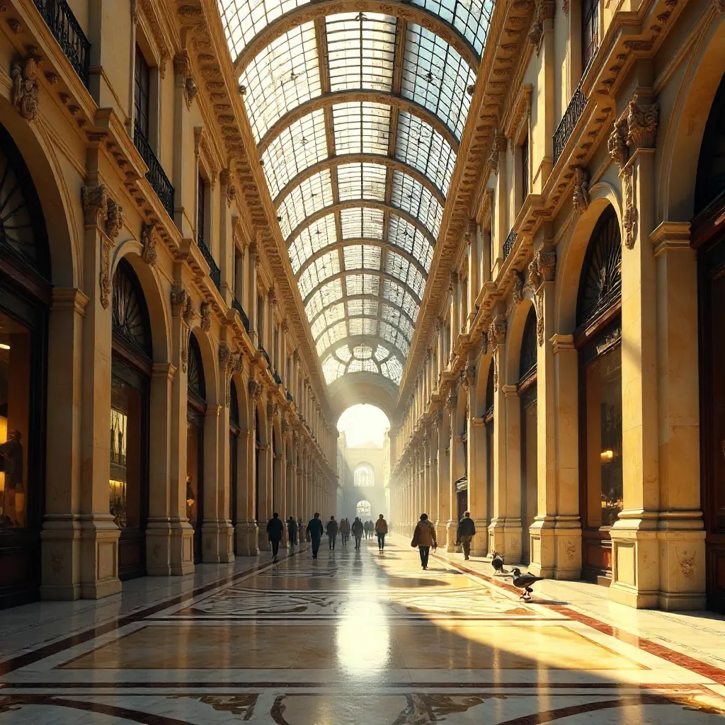 Majestic Galleria Umberto I: Light, Glass, and Marble in Naples