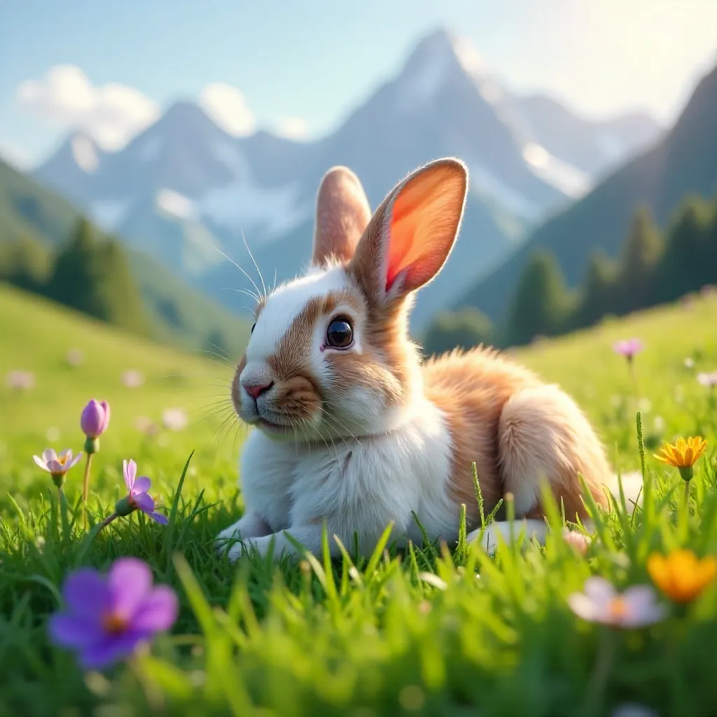Alpine Meadow Bunny in Trentino-Alto Adige