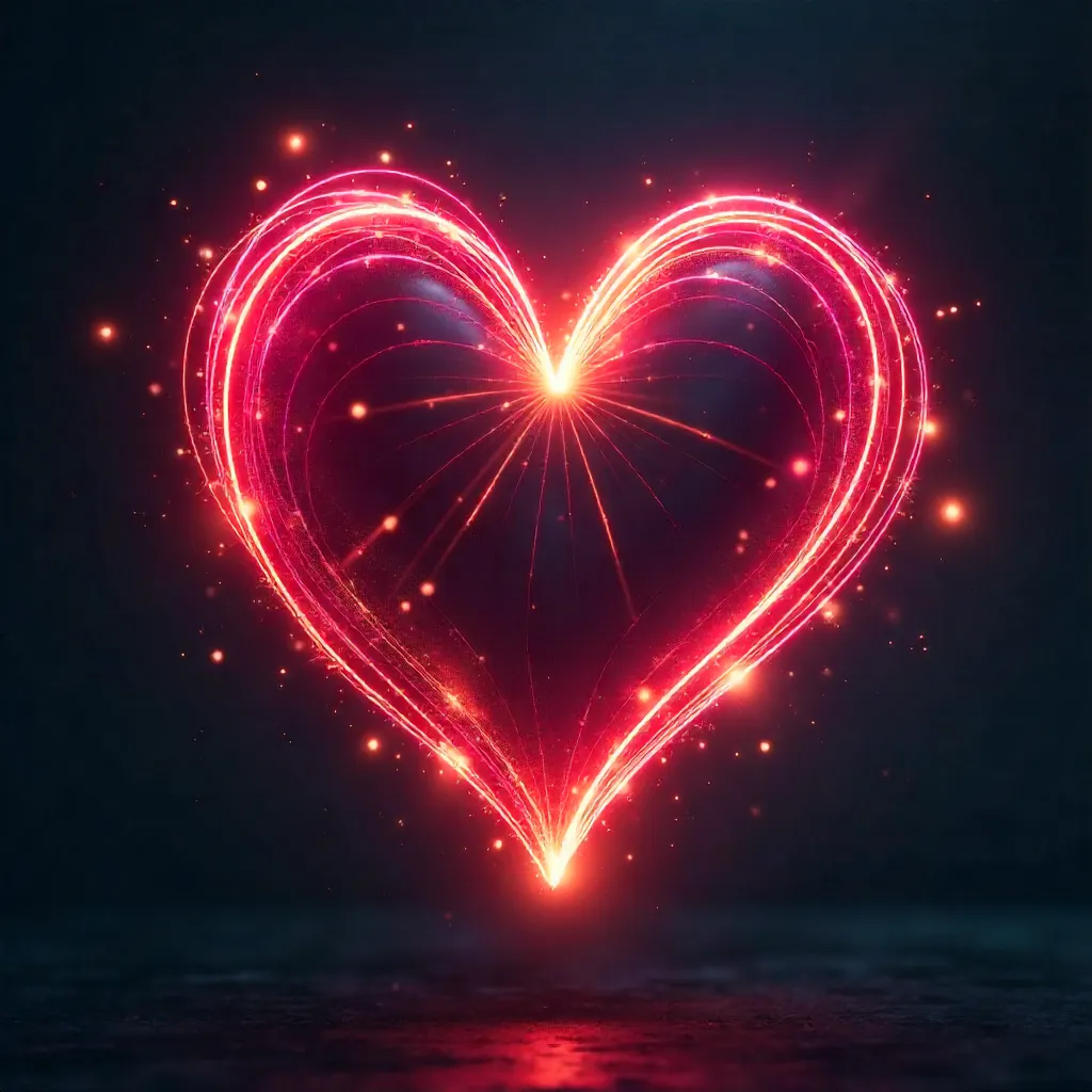 Dynamic Heartlight: A Pulse of Love and Energy