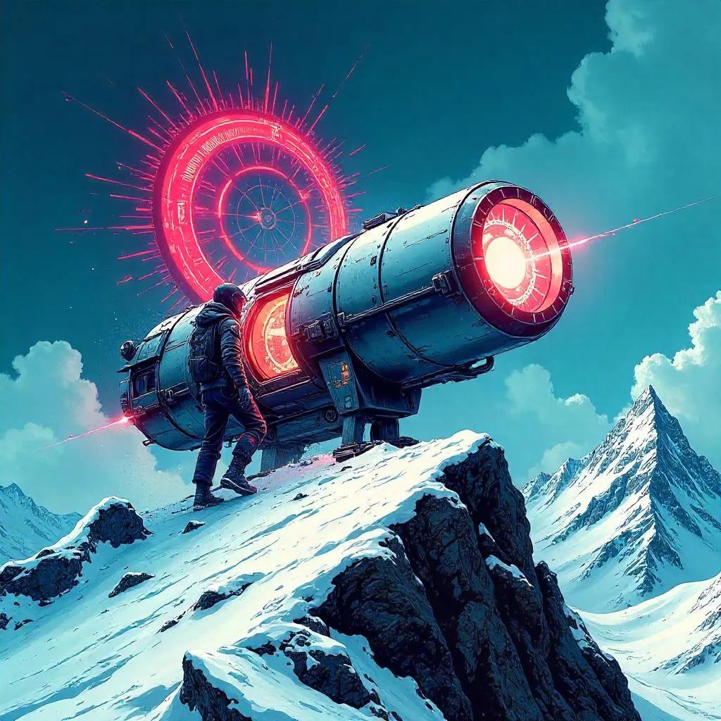 Time Machine on the Snowy Summit: A Comic Adventure
