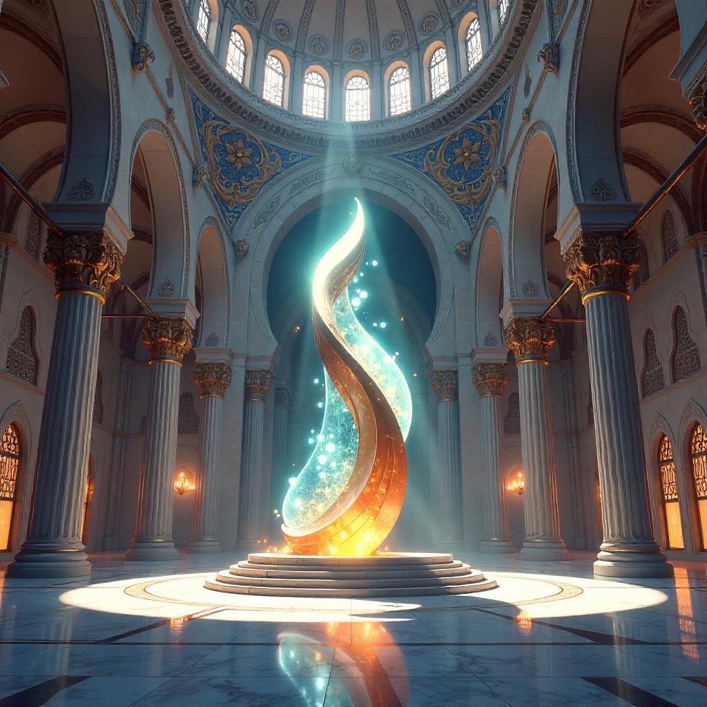 Monument in an Anime Mosque